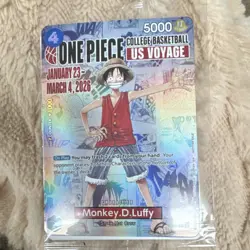 Bandai Namco One Piece Card Game College Basketball Learn Together Deck Monkey.… - Image 1