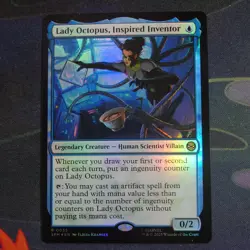 MTG Lady Octopus, Inspired Inventor 0035 (Foil) [Marvels Spider-Man, Near mint] - Image 1