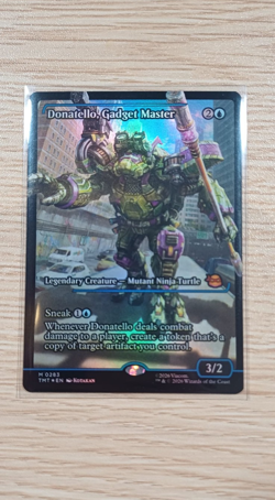 Donatello, Gadget Master | Foil | Showcase | MTG | TMT | Near Mint | English EN - Image 1