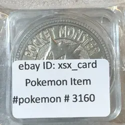Pokemon Bandai Metal Battle Silver Coin Medal - Nintendo - Gengar Unused #3160 - Image 1