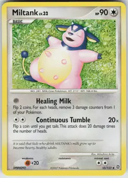 Pokemon Miltank 55/132 Secret Wonders Uncommon NM - Image 1