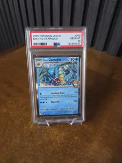 Pokemon Sv10: Destined Rivals Misty's Gyarados 049/182 Rare Holo PSA 10 English - Image 3