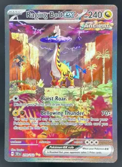 2024 Pokemon Temporal Forces #208/162 Raging Bolt ex - Image 1