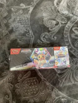 Pokemon Prismatic Evolutions Surprise Box Booster Bundle - Image 2