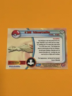 Pokemon Topps Ninetales #38 PACK FRESH and NM - Image 2