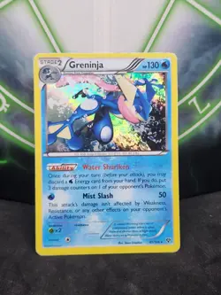 Pokemon Greninja 41/146 XY Base Set Holo Rare MP - Image 1