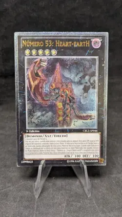 Number 53: Heart-Earth CBLZ-SP046 - Yugioh TCG - SPANISH 1st Edition - MP - Image 1