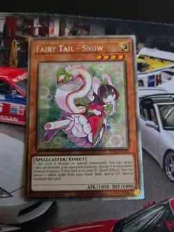 Yu-Gi-Oh! Fairy Tail - Snow (PlatSecRar) RA04-EN269 Quarter Century Stampede 1st - Image 1