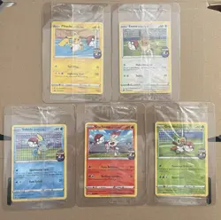 Complete Set 5x Promo On The Ball Futsal Football Pokemon Cards /005 SEALED - Image 1