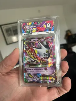 Pokemon TCG Mega Gengar EX Black Star Promo Card XY166 MP Ace 8 - Image 3
