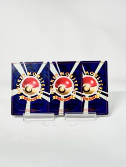 Gastly No.092 Base Set Japanese Pokemon Card set of 3 vintage [MP] - Image 2