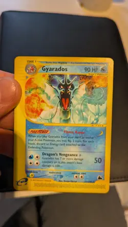 2003 Skyridge Gyarados Rare Non Holo 11/144 Pokemon Card TCG NM ENG Leviator - Image 3