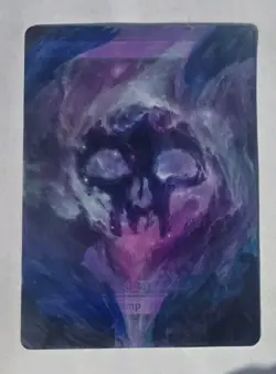 MTG Swamp Full Art Theros Beyond Death ALTERED - Image 1