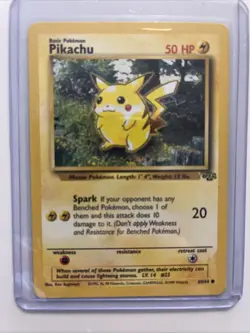 Pokemon Pikachu 1st Edition 1995 Card 58/102 - Image 5