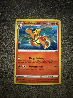 SPECIAL DELIVERY CHARIZARD HOLO - POKEMON SWSH075 PROMO EPEE ET BOUCLIER ENGLISH - Image 1