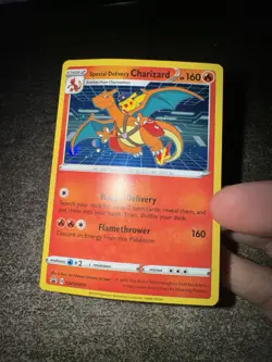 SPECIAL DELIVERY CHARIZARD HOLO - POKEMON SWSH075 PROMO EPEE ET BOUCLIER ENGLISH - Image 3