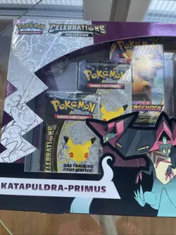 Pokemon Celebrations Booster Box - Deutsch Katapuldra Primus Neu OVP sealed - Image 3