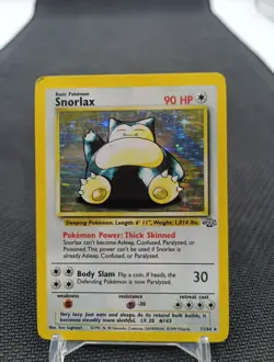 Snorlax 11/64 Pokemon Jungle 1999 Unlimited Holo Rare Pokemon Card Ronflex... - Image 1