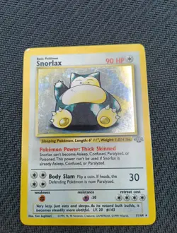 Snorlax 11/64 Pokemon Jungle 1999 Unlimited Holo Rare Pokemon Card Ronflex... - Image 3