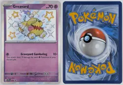 SHINY Greavard SVP 070 BSP Scarlet & Violet Promo Pokemon TCG EN - Image 1