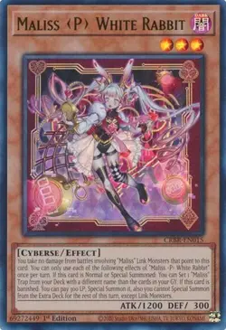 Maliss P White Rabbit-Ultra Rare - 1st Edition - CRBR-EN015 - Crossover Break... - Image 1