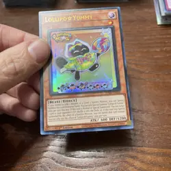 Yu-Gi-Oh! Lollipo Yummy JUSH-EN018 Ultra Rare 1st Edition Near Mint Condition - Image 4