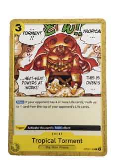 New: One Piece CCG Tropical Torment OP03-120 Pillars of Strength Common - Image 1