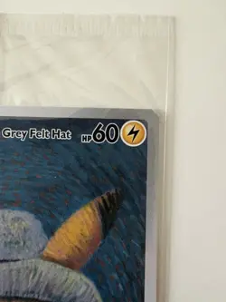 Pokemon TCG SVP085 Pikachu Grey Felt Hat Van Gogh Promo Card – Sealed / Unopened - Image 4