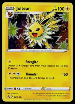 Pokemon Card - Jolteon Black Star Promo SWSH094 Holo - Image 1