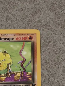 [ LP ] Dark Primeape 43/82 Team Rocket 1st Edition Uncommon Stage 1 Pokemon Card - Image 2