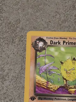 [ LP ] Dark Primeape 43/82 Team Rocket 1st Edition Uncommon Stage 1 Pokemon Card - Image 3