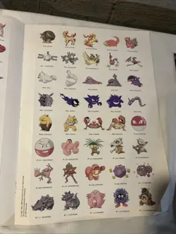 Vintage Pokemon & Dragonball Z 1990’s-2000 Card Poster Sticker Lot Topps Chrome - Image 3
