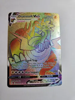 Dracozolt VMAX 210/203 Evolving Skies Secret Rare Holo Pokemon Card - Image 1
