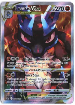 Lucario VSTAR SWSH291 Promo SWSH Black Star Pokemon - Image 1