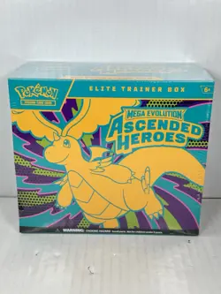 Pokemon TCG: Ascended Heroes Mega Evolution ETB (Elite Trainer Box) SEE PICTURES - Image 1