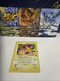 Birthday Pikachu 24 | Black Star Promo | Holo Pokemon Card NM - Image 1