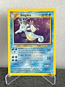 Kingdra Holo Rare 8/111 Neo Genesis WOTC Vintage Pokemon Card 2000 LP - Image 3