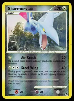 Skarmory 53/106 Uncommon Reverse Holo Great Encounters Pokemon Card - Image 1