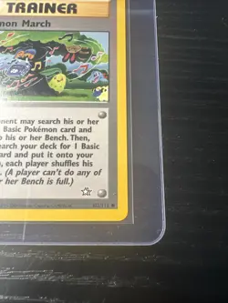 Pokemon March 102/111 1st Edition Neo Genesis WOTC Vintage Pokemon - Image 5
