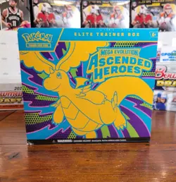 Pokemon TCG Mega Evolution Ascended Heroes ETB Elite trainer Box Pokemon Hero 1 - Image 1