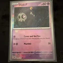 Pokemon Duskull #035/131 Prismatic Evolutions Poke Ball Holo NM - Image 1