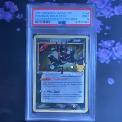 Pokemon Greninja Star SWSH144 SWSH Promo Gold Star Holo PSA 9 2021 English - Image 1
