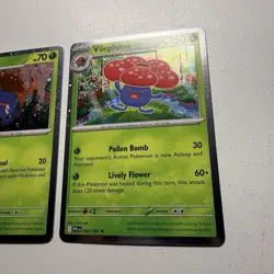 Pokemon TCG Oddish 001 Gloom 002 & Vileplume 003 Cosmo Holo Promo Set Of 3 NM - Image 2
