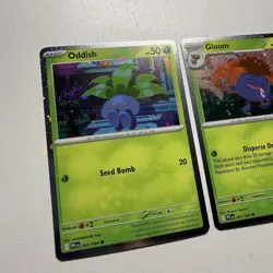 Pokemon TCG Oddish 001 Gloom 002 & Vileplume 003 Cosmo Holo Promo Set Of 3 NM - Image 4