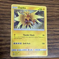 Pokemon TCG. Zapdos SM145 Sun & Moon Black Star Promo (NEAR MINT) ⚡ - Image 1