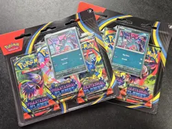 Pokemon Phantasmal Flames 3 Pack Blister Lot of (2) - Image 1