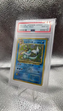 GEM MINT PSA 10 - 1997 Japanese Pokemon Jungle Vaporeon 134 Holo Rare 🔥💎 - Image 2