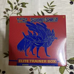 Pokemon TCG: Sword & Shield Base Set ETB Elite Trainer Boxes Zacian & Zamazenta - Image 2