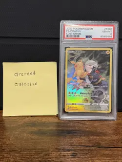 2022 Pokemon Sword & Shield Lost Origin TG05 Pikachu Full Art PSA 10 Certified - Image 3