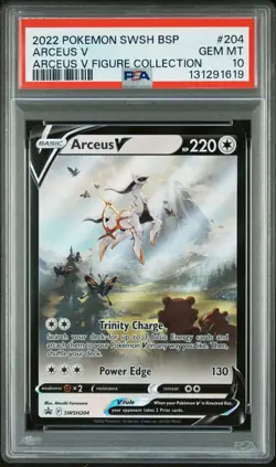 Pokemon TCG Arceus SWSH204 Sword & Shield Promo PSA 10 - Image 1